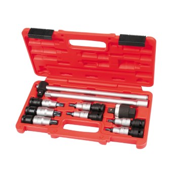 UNIVERSAL JOINT SOCKET SET (1/2” SQ. DR.) TORX T20-T50 10 PC.